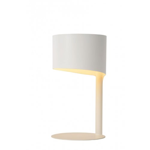 LUCIDE KNULLE Table Lamp E14 H28,5 D15 cm White stolní lampa