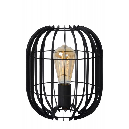 LUCIDE REDA Table Lamp E27/40W H26cm Black, stolní lampa - obrázek