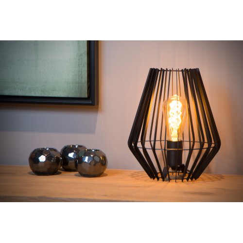 LUCIDE REDA Table Lamp E27/40W H27cm Black, stolní lampa - obrázek