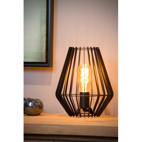 LUCIDE REDA Table Lamp E27/40W H27cm Black, stolní lampa - obrázek