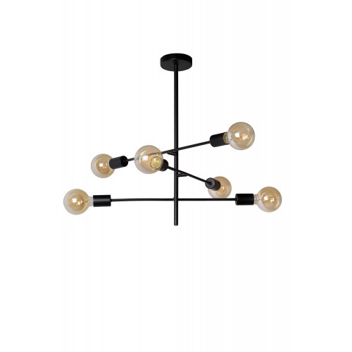 LUCIDE LESTER Ceiling light 59/59/85cm E27/60W Black, stropní svítidlo - obrázek