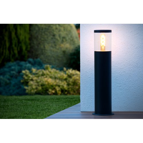 LUCIDE FEDOR Bollard Light E27/40W H49.5cm Black, venkovní svítidlo - obrázek