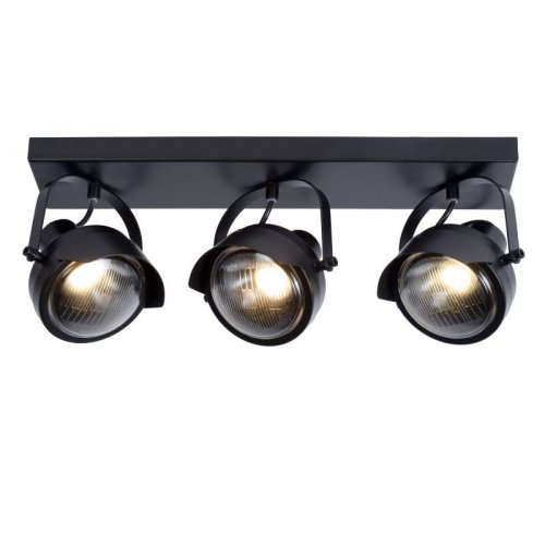 LUCIDE CICLETA Ceiling spotlight 3x Gu10/35W Black, bodové svítidlo, bodovka
