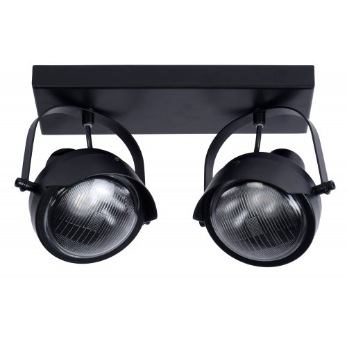 LUCIDE CICLETA Ceiling spotlight 2xGu10/35W Black, bodové svítidlo, bodovka - obrázek