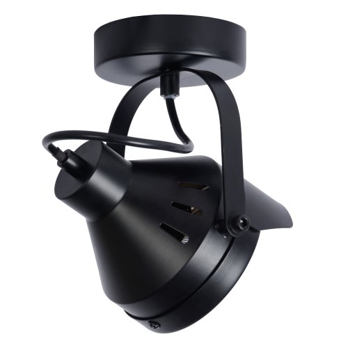 LUCIDE CICLETA Ceiling spotlight 1x Gu10/35W Black, bodové svítidlo, bodovka - obrázek