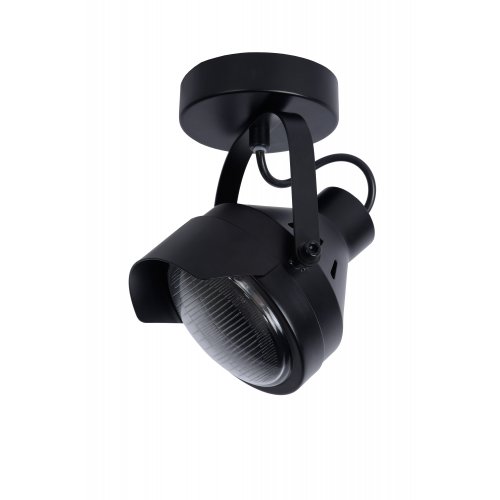 LUCIDE CICLETA Ceiling spotlight 1x Gu10/35W Black, bodové svítidlo, bodovka - obrázek