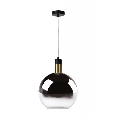 LUCIDE JULIUS Pendant 1x E27 R28cm Smoke Glass, závěsné svítidlo, lustr - obrázek