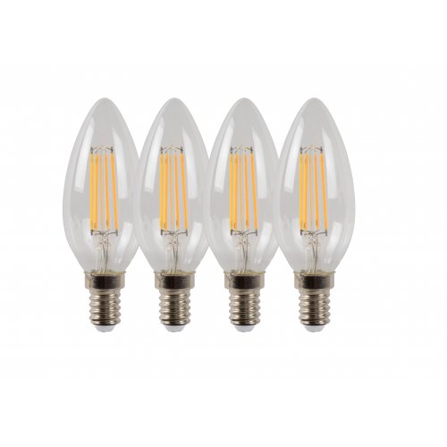 LUCIDE Bulb C35 Filament Dimmable E14 4x4W 360LM 2700K žárovka, zářivka - obrázek