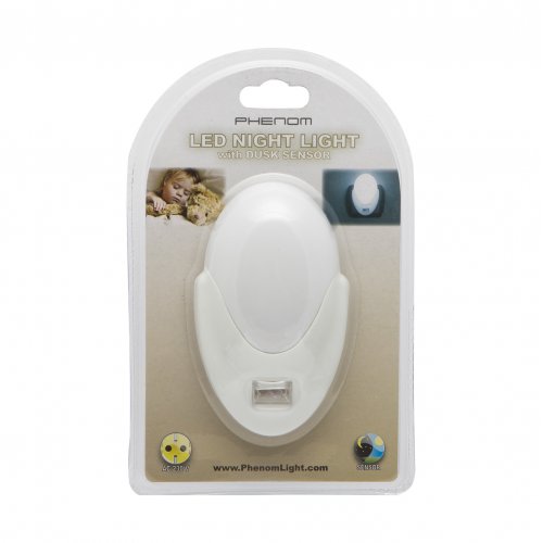 PHENOM LED noční lampa se světelným senzorem