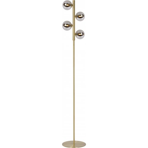 LUCIDE TYCHO Floorlamp 4xG9 28W Satin Brass stojací lampa - obrázek