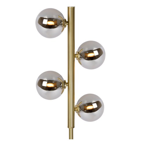 LUCIDE TYCHO Floorlamp 4xG9 28W Satin Brass stojací lampa - obrázek