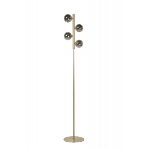 LUCIDE TYCHO Floorlamp 4xG9 28W Satin Brass stojací lampa - obrázek