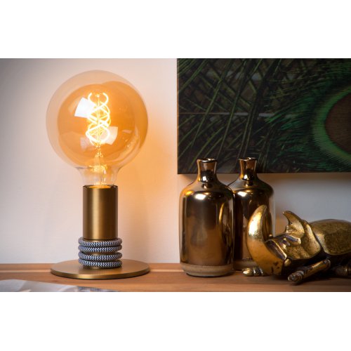 LUCIDE MARIT Table Lamp E27 40W Satin Gold stolní lampa - obrázek