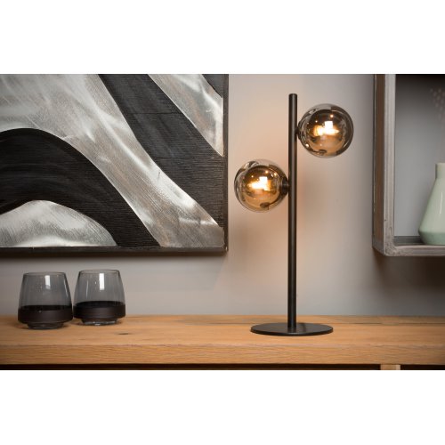 LUCIDE TYCHO Table Lamp 2xG9 28W Black stolní lampa - obrázek