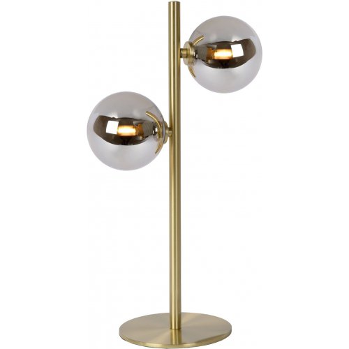 LUCIDE TYCHO Table Lamp 2xG9 28W Satin Brass stolní lampa - obrázek