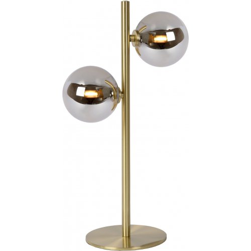 LUCIDE TYCHO Table Lamp 2xG9 28W Satin Brass stolní lampa