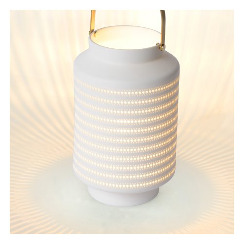 LUCIDE JAMILA Table Lamp E14 25W H24.5 cm White stolní lampa - obrázek