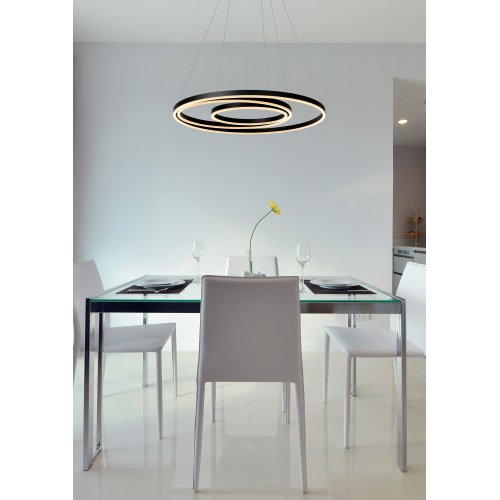 LUCIDE TRINITI Pendant LED 136W Black závěsné svítidlo, lustr - obrázek