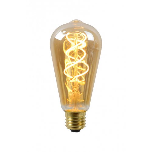 LUCIDE LED BULB TWLIGHTSWITCH SENSOR ST64 E27/4W Amber žárovka, zářivka