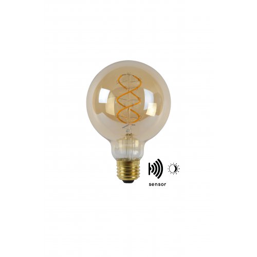 LUCIDE LED BULB TWLIGHTSWITCH SENSOR  G95 E27/4W Amber žárovka, zářivka - obrázek