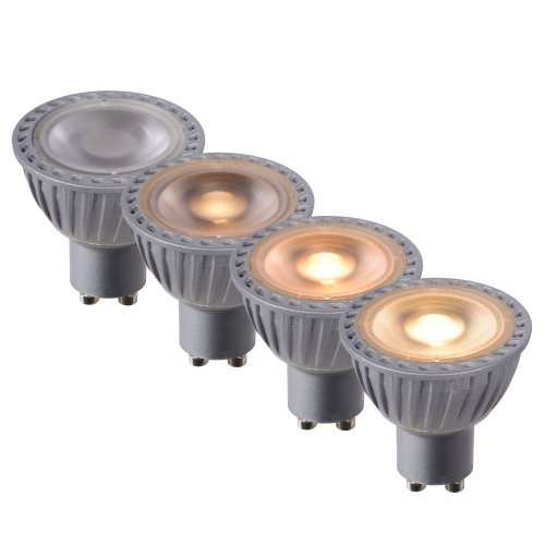LUCIDE LED BULB Dimmable GU10/5W DIM TO WARM Silver žárovka, zářivka - obrázek