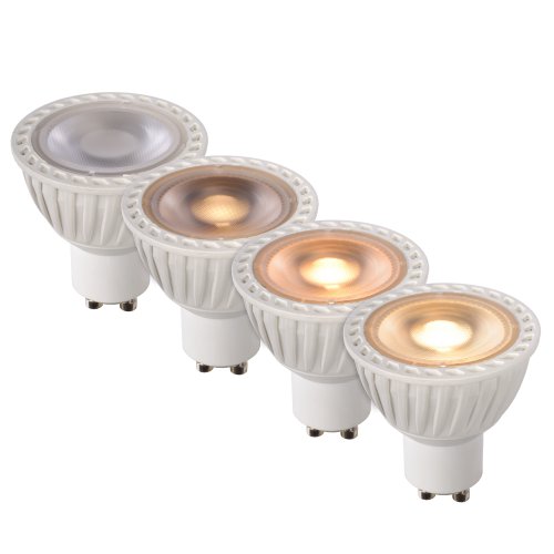 LUCIDE LED BULB Dimmable GU10/5W DIM TO WARM White žárovka, zářivka - obrázek