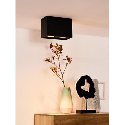 LUCIDE TUBE Spot 2xGU10 built up Black bodové svítidlo, bodovka - obrázek