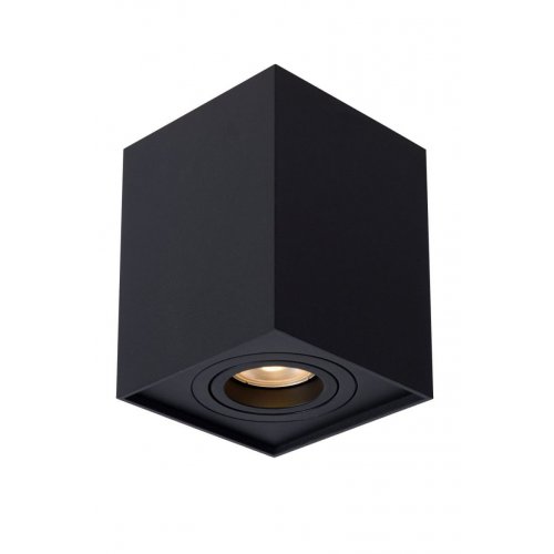 LUCIDE TUBE Spot GU10 built upSquare 9.6/9.6/12.5cm Black bodové svítidlo, bodovka
