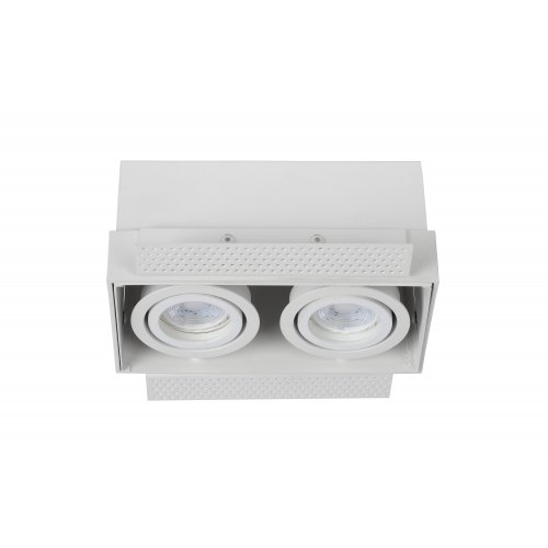 LUCIDE TRIMLESS Reccesed spot 2xGU10/5W White bodové svítidlo, bodovka - obrázek