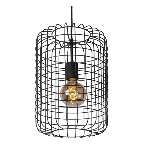 LUCIDE ESMEE Pendant  1xE27 60W Black závěsné svítidlo, lustr - obrázek