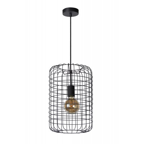 LUCIDE ESMEE Pendant  1xE27 60W Black závěsné svítidlo, lustr - obrázek