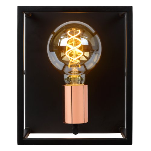 LUCIDE ARTHUR Wall light E27 40W Black nástěnné svítidlo - obrázek