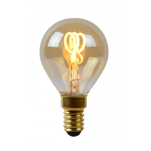 LUCIDE Bulb LED globe 4.5cm E14/3W 2200K Dimmable Amber žárovka, zářivka - obrázek