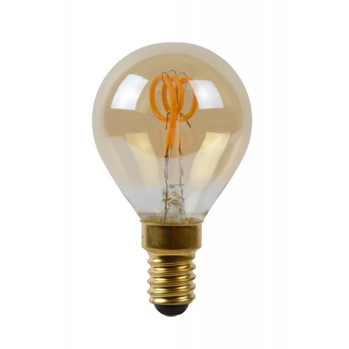 LUCIDE Bulb LED globe 4.5cm E14/3W 2200K Dimmable Amber žárovka, zářivka - obrázek