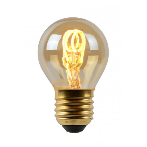 LUCIDE Bulb LED globe 4.5cm E27/3W 2200K Dimmable Amber žárovka, zářivka - obrázek