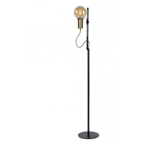 LUCIDE MALCOLM Floorlamp E27/40W H140cm Black stojací lampa - obrázek