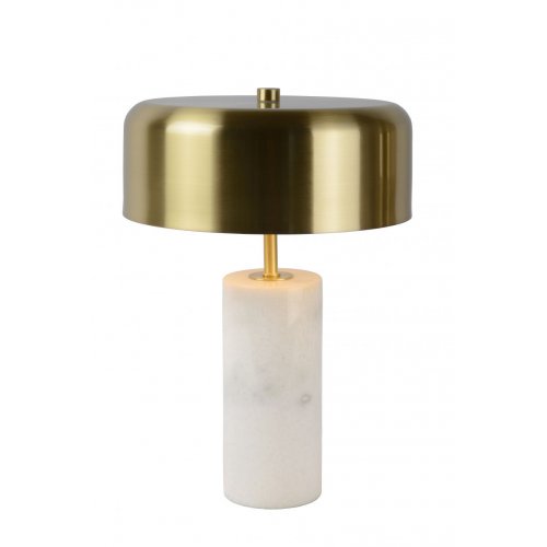 LUCIDE MIRASOL Table lamp G9/3x7W White Marble stolní lampa - obrázek