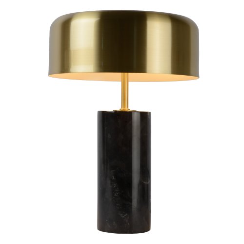 LUCIDE MIRASOL Table lamp G9/3x7W Black Marble stolní lampa - obrázek