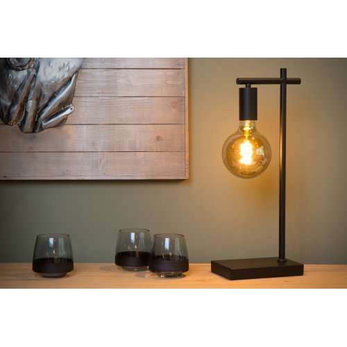 LUCIDE LEANNE Table Lamp E27/40W Black stolní lampa - obrázek