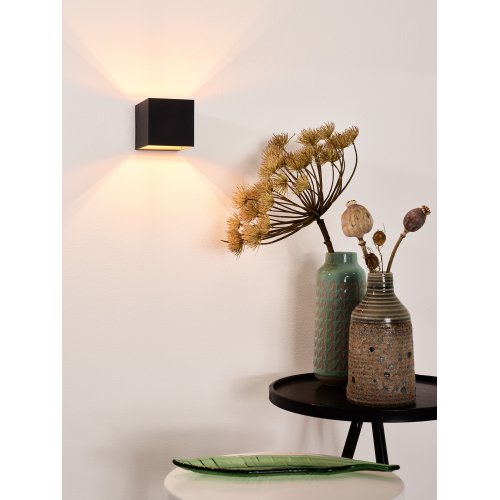 LUCIDE DEVI Wall Light G9excl. B8 L8 H10,5cm Black/Gold nástěnné svítidlo - obrázek