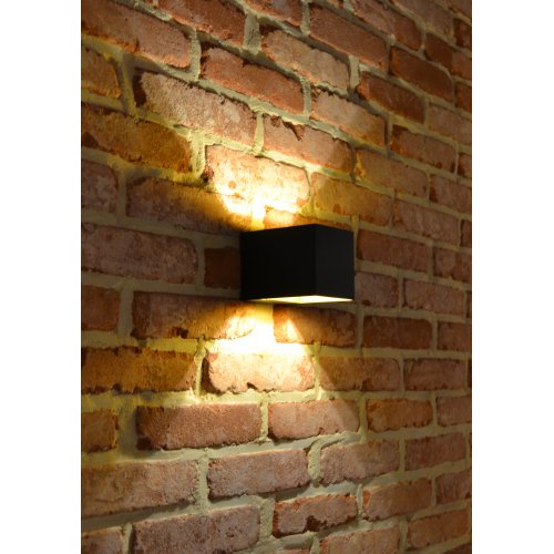 LUCIDE DEVI Wall Light G9excl. B8 L8 H10,5cm Black/Gold nástěnné svítidlo - obrázek