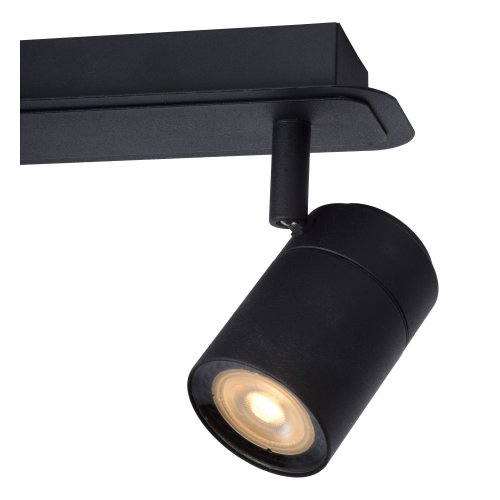 LUCIDE LENNERT Wall spotlight 2x5W/GU10 Matt Black bodové svítidlo, bodovka - obrázek