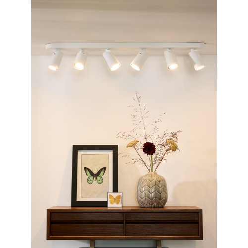 LUCIDE XYRUS Spot 6xGU10/5W incl. DTW W14 L84 H12.5cm Whi bodové svítidlo, bodovka - obrázek