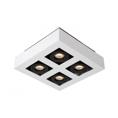 LUCIDE XIRAX Ceiling Light 4xGU10/5W LED DTW White bodové svítidlo, bodovka - obrázek