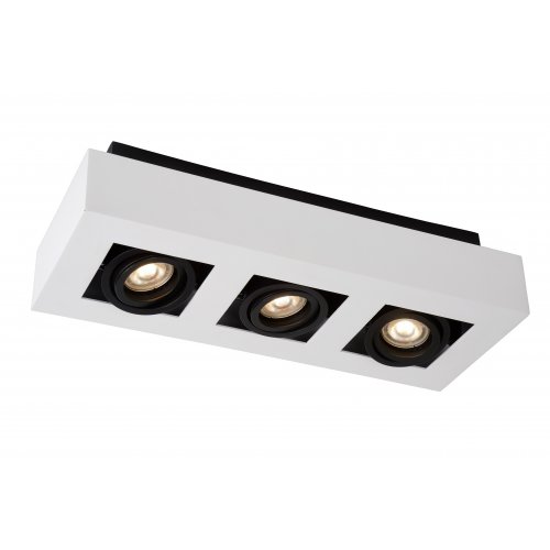 LUCIDE XIRAX Ceiling Light 3xGU10/5W LED  DTW White bodové svítidlo, bodovka - obrázek