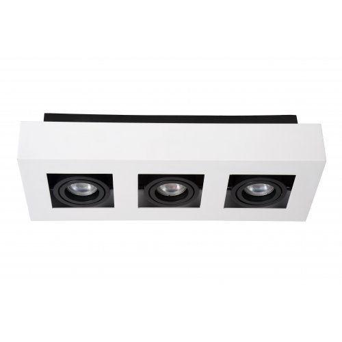 LUCIDE XIRAX Ceiling Light 3xGU10/5W LED  DTW White bodové svítidlo, bodovka - obrázek