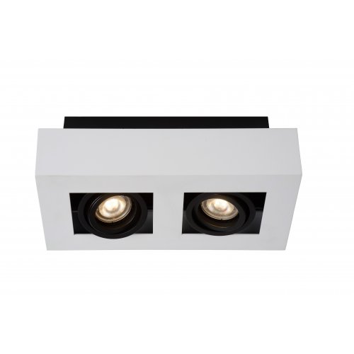 LUCIDE XIRAX Ceiling Light 2xGU10/5W LED DTW White bodové svítidlo, bodovka - obrázek