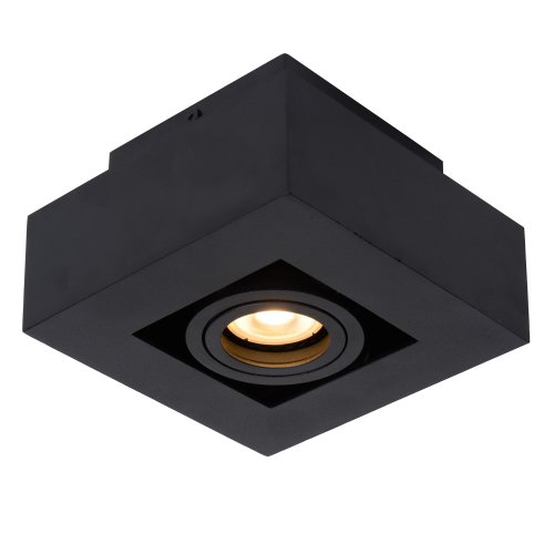 LUCIDE XIRAX Ceiling Light 1xGU10/5W LED  DTW  Black bodové svítidlo, bodovka - obrázek