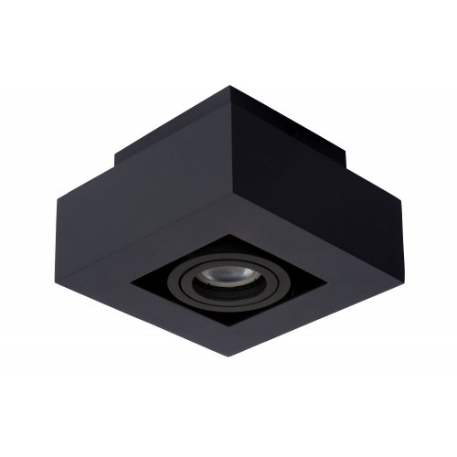 LUCIDE XIRAX Ceiling Light 1xGU10/5W LED  DTW  Black bodové svítidlo, bodovka - obrázek