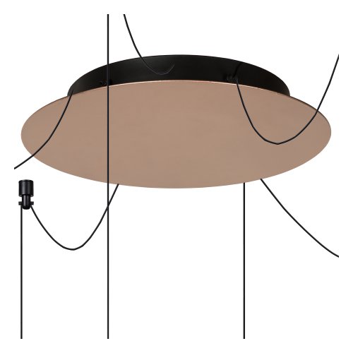 LUCIDE LORENZ Pendant  LED  6x4W Satin Copper závěsné svítidlo, lustr - obrázek